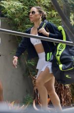 LADY GAGA at a Tennis Session in New York 07/25/2021