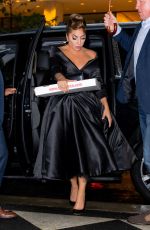 LADY GAGA Grabs a Pizza Out in New York 07/02/2021