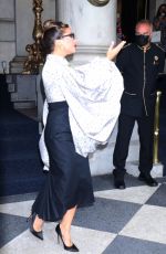 LADY GAGA Leaves Her Hotel in New York 07/02/2021