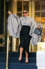LADY GAGA Leaves Her Hotel in New York 07/02/2021