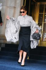 LADY GAGA Leaves Her Hotel in New York 07/02/2021