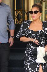 LADY GAGA Leaves Plaza Hotel in New York 06/30/2021