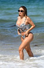 LARSA PIPPEN in Bikini at a Bach in Miami 07/20/2021