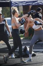 LAURA DUNDOVIC at a Boxing Session in Sydney 07/09/2021