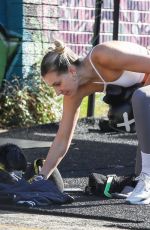 LAURA DUNDOVIC at a Boxing Session in Sydney 07/09/2021