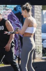LAURA DUNDOVIC at a Boxing Session in Sydney 07/09/2021