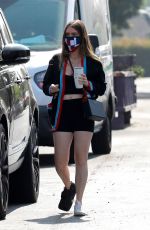 LAUREN PARSEKIAN Out for Breakfast in Los Feliz 07/16/2021
