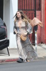 LAUREN PARSEKIAN Out Shopping in Los Angeles 07/13/2021