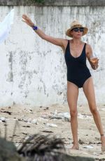 LAUREN SILVERMAN in Swimsuit at a Beach in Barbados 07/18/2021