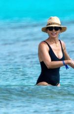 LAUREN SILVERMAN in Swimsuit at a Beach in Barbados 07/18/2021