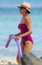 LAUREN SILVERMAN in Swimsuit at a Beach in Barbados 07/28/2021