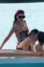 LAUREN SILVERMAN in Swimsuit at a Boat in Barbados 07/26/2021
