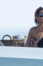 LAUREN SILVERMAN in Swimsuit at a Boat in Barbados 07/26/2021