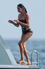 LAUREN SILVERMAN in Swimsuit at a Boat in Barbados 07/26/2021