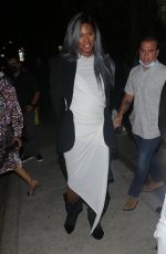 LAVERNE COX at San Vicente Bungalows in West Hollywood 07/19/2021