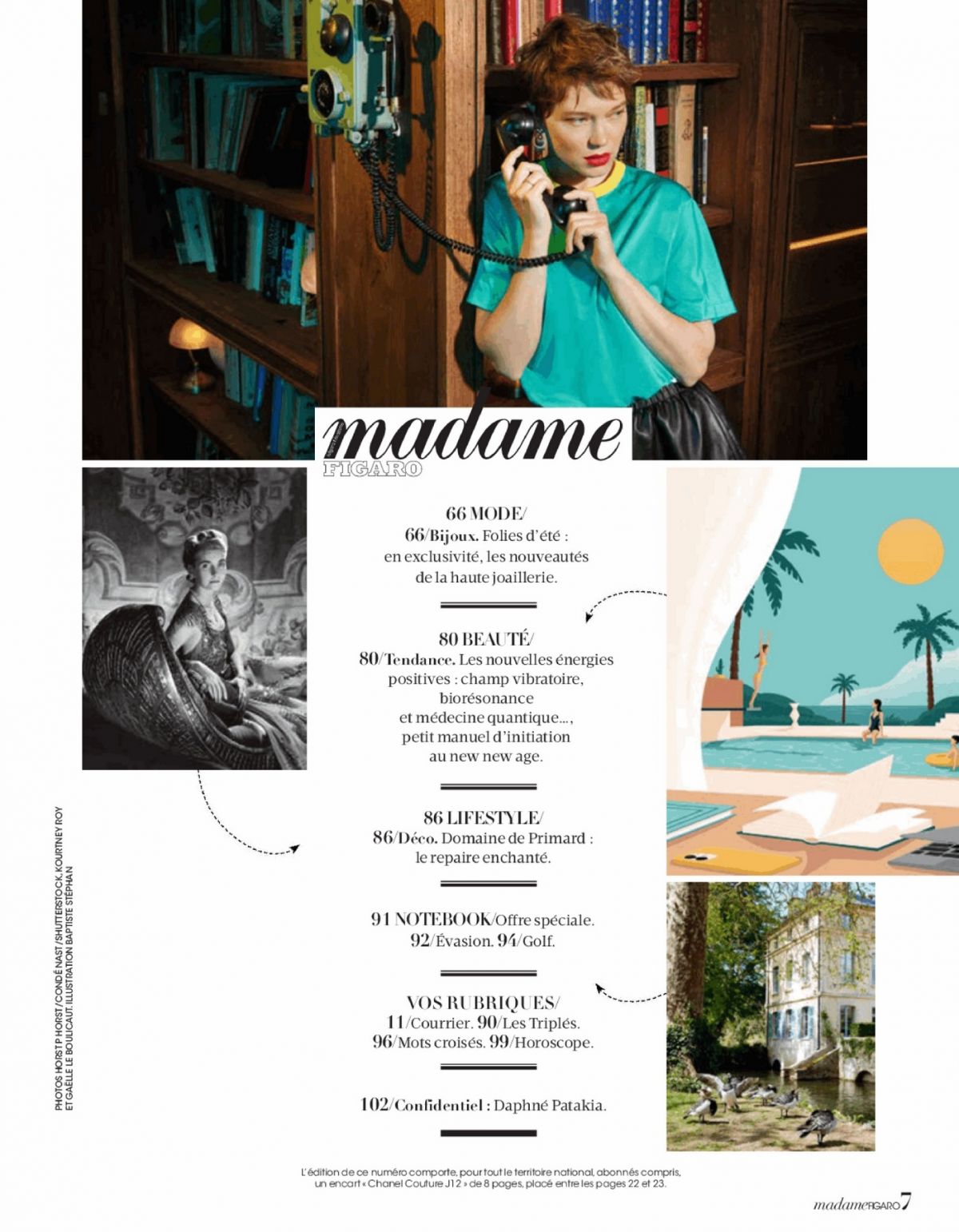 Léa Seydoux Daily — Léa Seydoux in Madame Figaro May 13th, 2022 by