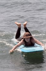 LEIGHTON MEESTER Out Surfing in Malibu 07/21/2021