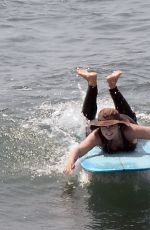 LEIGHTON MEESTER Out Surfing in Malibu 07/21/2021