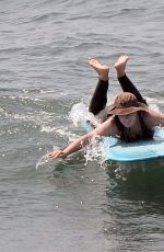 LEIGHTON MEESTER Out Surfing in Malibu 07/21/2021