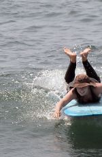 LEIGHTON MEESTER Out Surfing in Malibu 07/21/2021