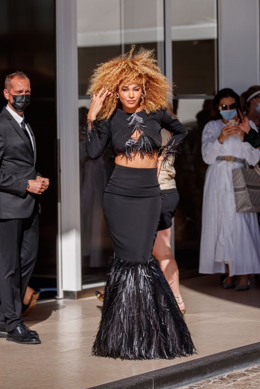 LEILA DEPINA at Hotel Martinez at 2021 Cannes Film Festival 07/13/2021