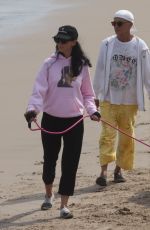 LIBERTY ROSS and Jimmy Lovine Out at a Beach in Malibu 07/25/2021
