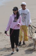 LIBERTY ROSS and Jimmy Lovine Out at a Beach in Malibu 07/25/2021