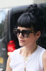 LILY ALLEN Arrives at BBC Studios in London 07/19/2021