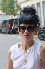 LILY ALLEN Arrives at BBC Studios in London 07/19/2021