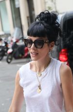 LILY ALLEN Arrives at BBC Studios in London 07/19/2021
