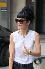 LILY ALLEN Arrives at BBC Studios in London 07/19/2021