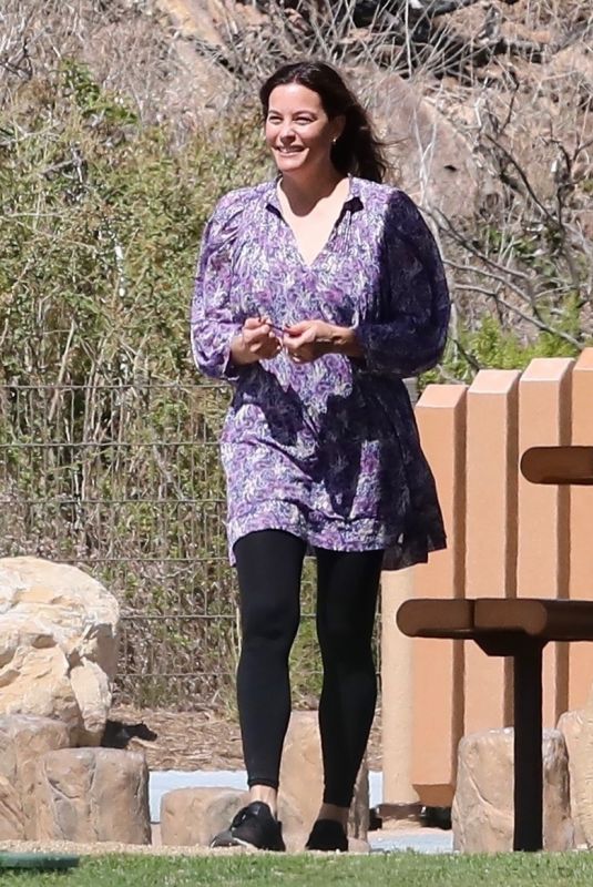 LIV TLER at a Playground in Malibu 07/27/2021