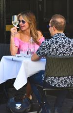 LIZZIE CUNDY Out for a Lunch Date in London 07/16/2021