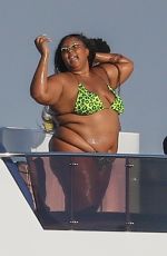 LIZZO in Bikini at a 4th of July Party at a Yacht in Marina del Rey 07/04/2021