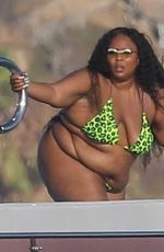 LIZZO in Bikini at a 4th of July Party at a Yacht in Marina del Rey 07/04/2021
