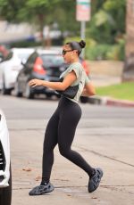 /LORI HARVEY Leaves Pilates Class in West Hollywood 07/27/2021