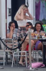 LOTTIE MOSS Out for Drinks with Friends in London 07/22/2021