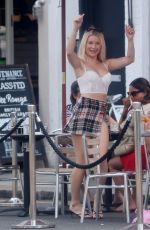 LOTTIE MOSS Out for Drinks with Friends in London 07/22/2021