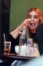 LOUISE REDKNAPP at Pizza East Portobello Restaurant in London 06/26/2021