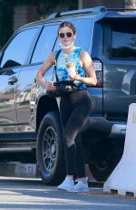 LUCY HALE at Alfred Coffee in Studio City 07/31/2021