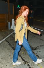 MADELAINE POETSCH Out for Dinner in Los Angeles 07/05/2021