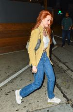 MADELAINE POETSCH Out for Dinner in Los Angeles 07/05/2021