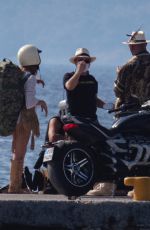 MADELYN CLINE on the Set of Knives Out 2 in Spetses 07/01/2021