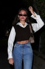 MADISON BEER Out for Dinner at Matsuhisa in Beverly Hills 07/07/2021