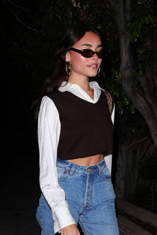 MADISON BEER Out for Dinner at Matsuhisa in Beverly Hills 07/07/2021
