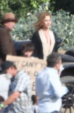 MAGOT ROBBIE on the Set of Babylon in Los Angeles 07/13/2021
