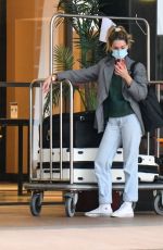 MAIA MITCHELL Leaves Her Hotel in Sydney 07/09/2021
