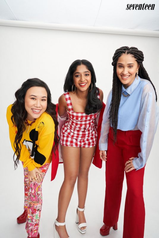 MAITREYI RAMAKRISHNAN, LEE RODRIGUEZ and RAMONA YOUNG for Seventeen Magazine, July 2021