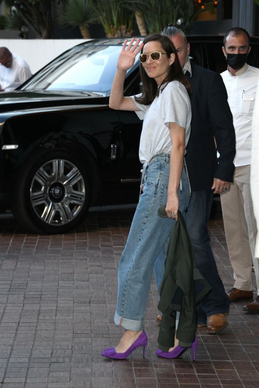 MARION COTILLARD Out and About in Cannes 07/09/2021