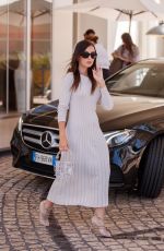 MARTA POZZAN Leaves Martinez Hotel at 74th Cannes Film Festival 07/13/2021
